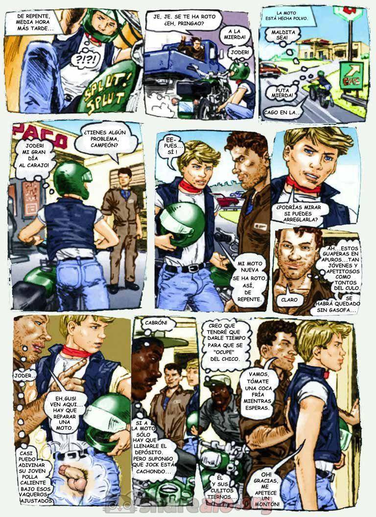 Bike Boy (Mecánico le Chupa el Pene a Jovencito Gay) - 2 - Comics Porno - Hentai Manga - Cartoon XXX
