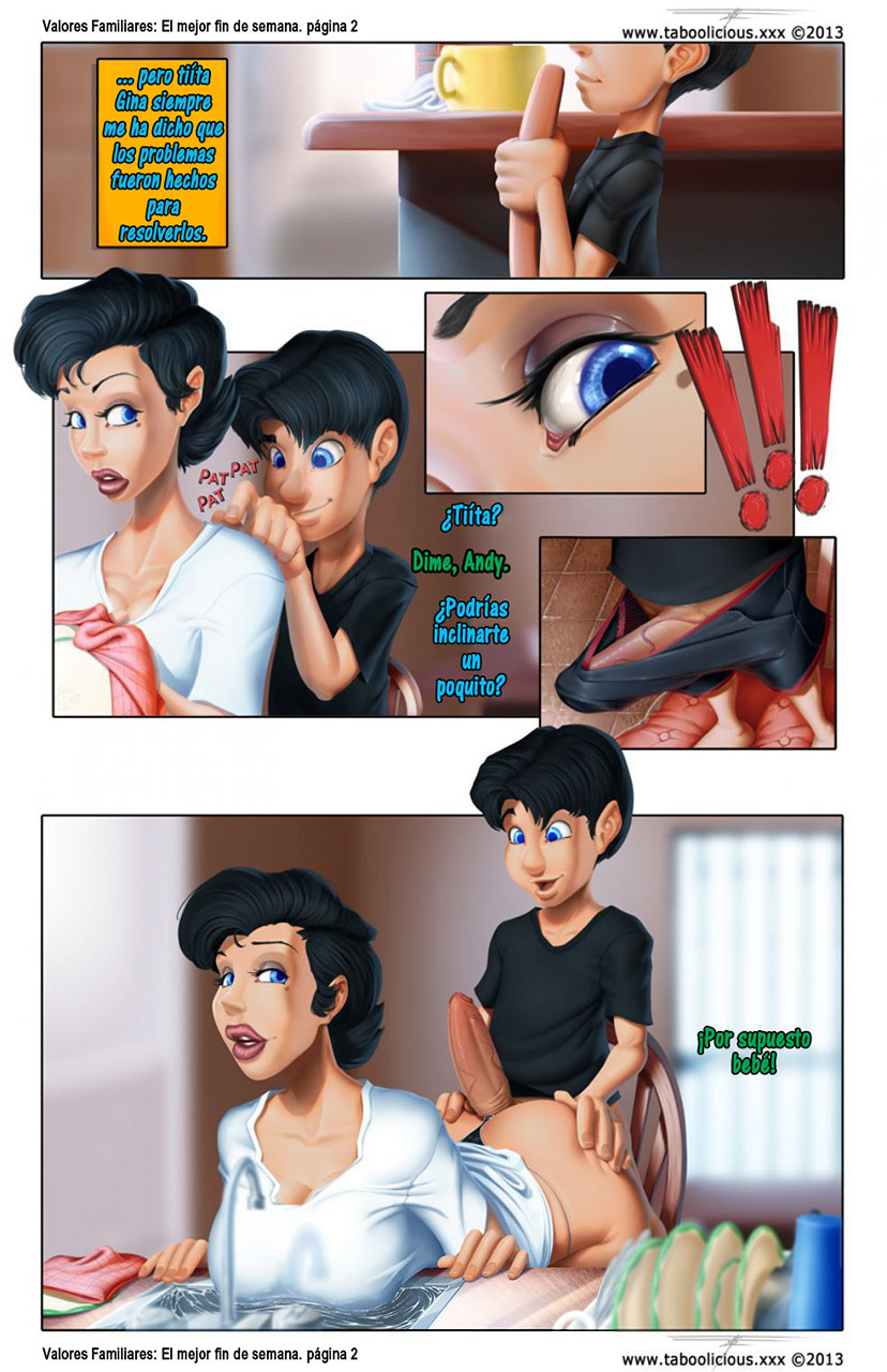 Family Values #1 - Tía Folla con su Pequeño Sobrino (Taboolicious) - 4 - Comics Porno - Hentai Manga - Cartoon XXX