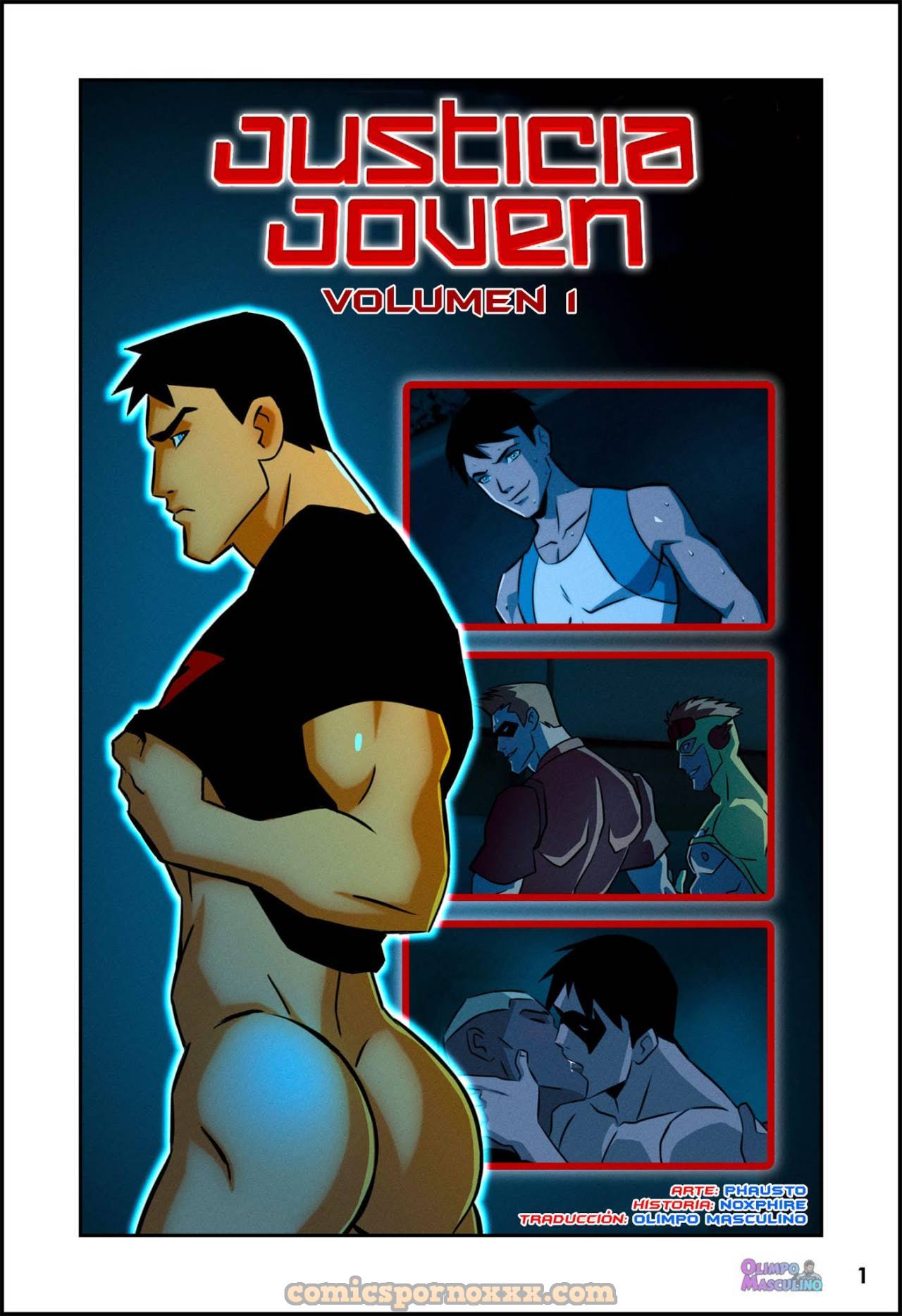 Justicia Joven Gay #1 (Phausto) - 1 - Comics Porno - Hentai Manga - Cartoon XXX