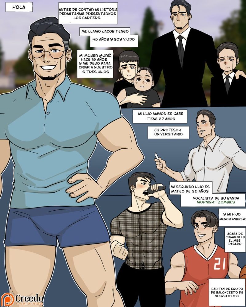 Meet The Carters (Gay) - Parte #1 y #2 - 5 - Comics Porno - Hentai Manga - Cartoon XXX