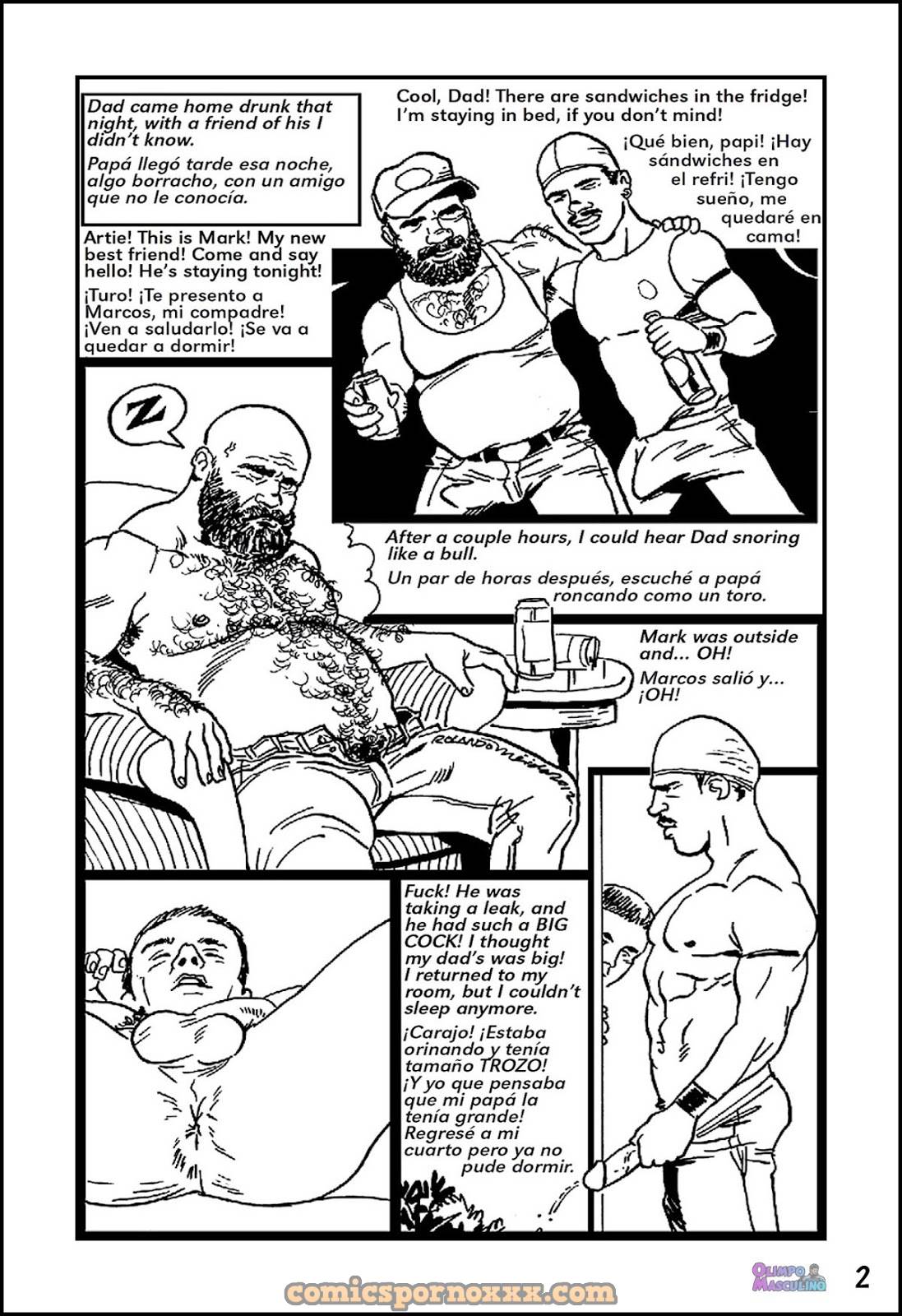 Noche de Cervezas (Padre Gay Borracho Abusa de su Hijo) - 2 - Comics Porno - Hentai Manga - Cartoon XXX