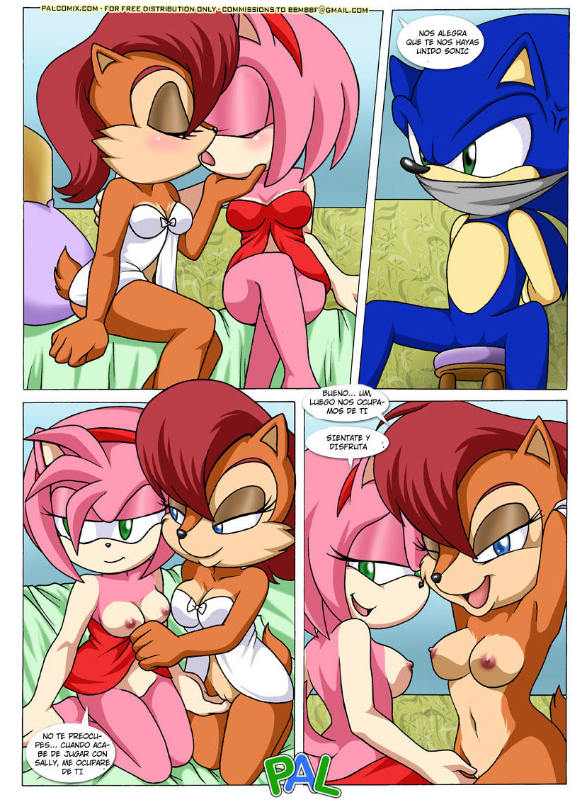 Divertida Noche de Sábado #1 (Saga Completa de Sonic, Sally, Amy, Tails, Knuckles) - 2 - Comics Porno - Hentai Manga - Cartoon XXX