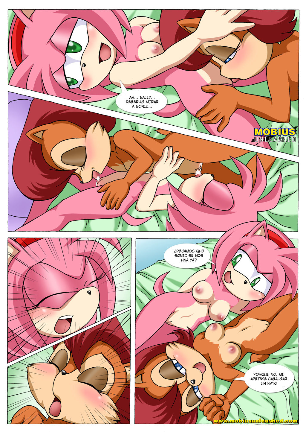 Divertida Noche de Sábado #1 (Saga Completa de Sonic, Sally, Amy, Tails, Knuckles) - 4 - Comics Porno - Hentai Manga - Cartoon XXX