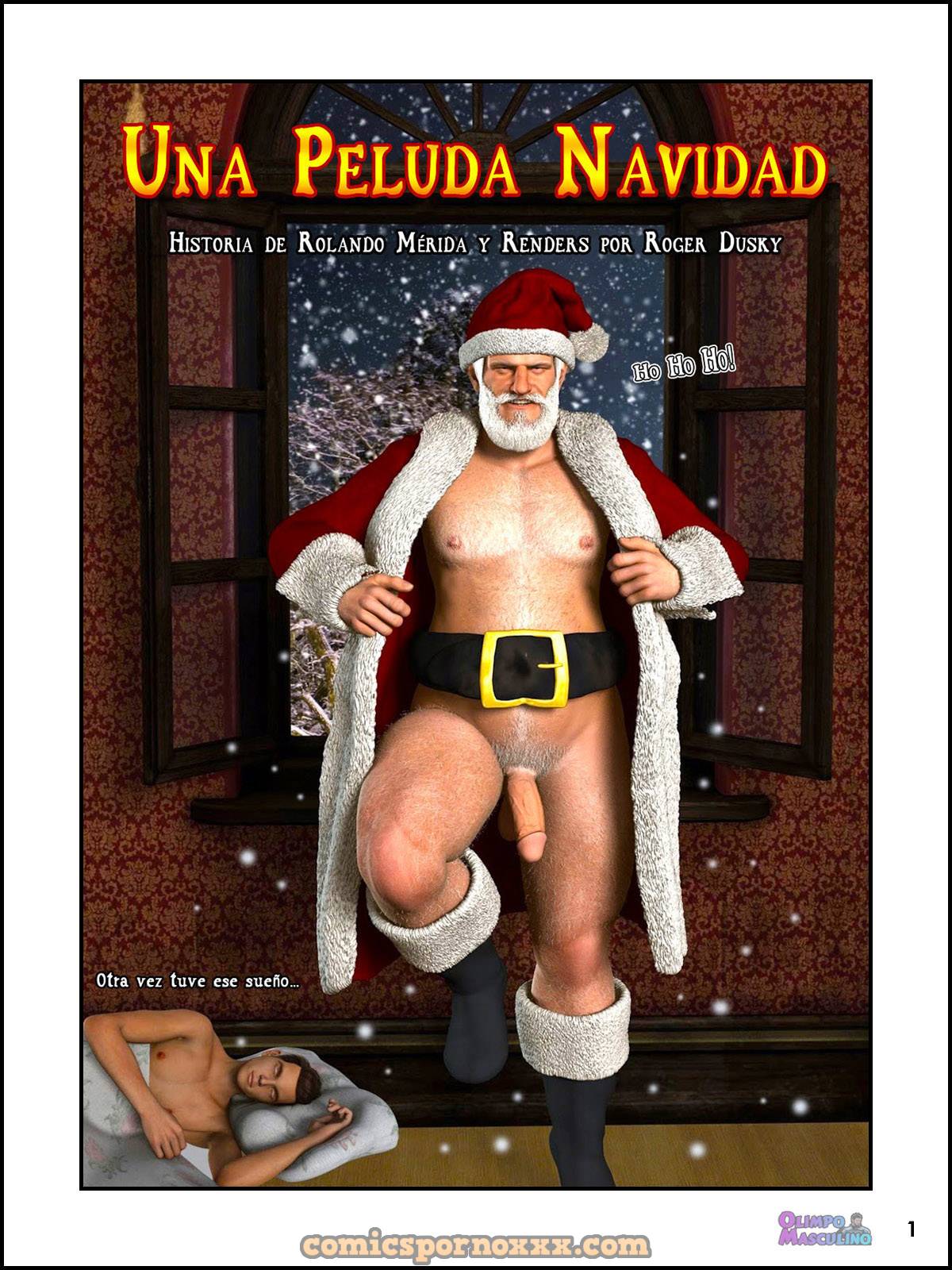 Una Peluda Navidad (Papa Noel Fornica a 2 Jovencitos Homosexuales) - 1 - Comics Porno - Hentai Manga - Cartoon XXX